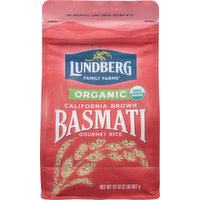 Lundberg Family Farms Rice, Organic, Basmati, California Brown, Gourmet, 2 Pound