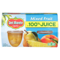 Del Monte Mixed Fruit, in 100% Juice, 4 Each