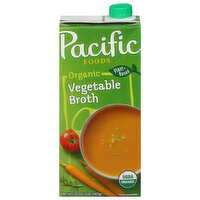 Pacific Foods Vegetable Broth, Organic, 32 Ounce