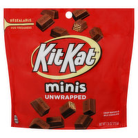 Kit Kat Milk Chocolate, Minis, Unwrapped, 7.6 Ounce