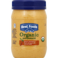 Best Foods Mayonnaise, Organic, Spicy Chipotle, 15 Ounce