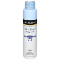 Neutrogena Sunscreen, Body Mist, Broad Spectrum SPF 70, 5 Ounce