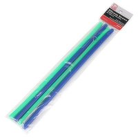 Chef Craft Silicone Straws With Cleaning Brush, 4 Each