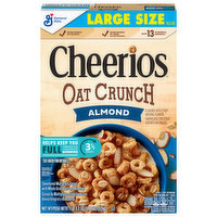 Cheerios Cereal, Amond, Large Size, 18.2 Ounce