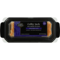 First Street Cheese, Colby Jack, Cracker Cuts, 10 Ounce