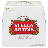 Stella Artois Beer, Lager, Premium, 12 Each