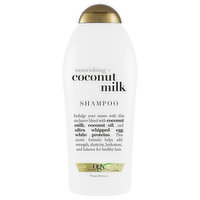 Ogx Shampoo, Nourishing + Coconut Milk, 25.4 Fluid ounce