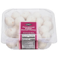 First Street Donut Holes, Powdered Sugar, 14 Ounce
