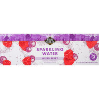 First Street Sparkling Water, Mixed Berry, 144 Ounce