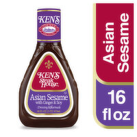 Ken's Steak House Asian Sesame Salad Dressing, 16 Ounce