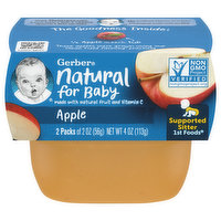 Gerber Apple, Supported Sitter 1st Foods, 2 Each