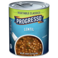 Progresso Soup, Lentil, Vegetable Classics, 19 Ounce