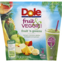 DOLE Fruit & Veggie Blends, Fruit 'N Greens, 16 Ounce