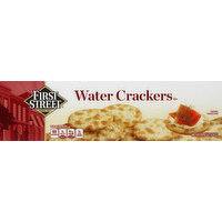 FIRST STREET Crackers, Water, 4.4 Ounce