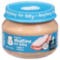 Gerber Turkey and Gravy, Sitter 2nd Foods, 2.5 Ounce