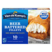 Van de Kamp's Fish Fillets, Beer Battered, 19.1 Ounce