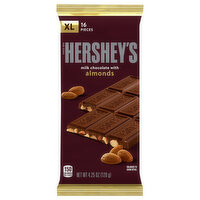 Hershey's Milk Chocolate, with Almonds, XL, 16 Each