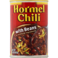 Hormel Chili, with Beans, 15 Ounce