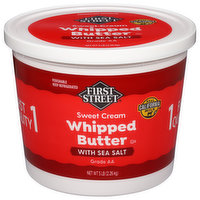 First Street Butter, Whipped, Sweet Cream, 5 Pound