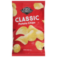 First Street Potato Chips, Classic, 2.75 Ounce