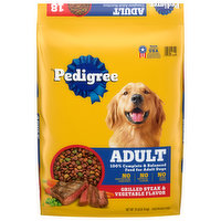 Pedigree Food for Dogs, Grilled Steak & Vegetable Flavor, Adult, 18 Pound