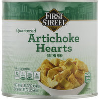 First Street Artichoke Hearts, Quartered, 88 Ounce