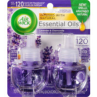 Air Wick Scented Oil Refills, Lavender & Chamomile, 2 Each