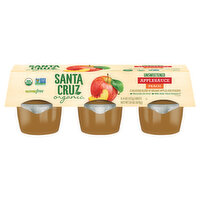 Santa Cruz Applesauce, Peach, Unsweetened, 6 Ounce