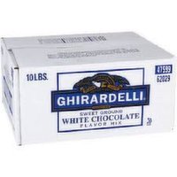 Ghirardelli White Ground Chocolate, 160 Ounce