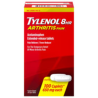 Tylenol Arthritis Pain, 650 mg, Caplets, 100 Each