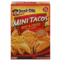 Jose Ole Mini Tacos, Beef & Cheese, 16.2 Ounce