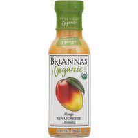 Briannas Vinaigrette Dressing, Mango, 10 Fluid ounce