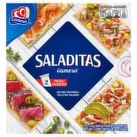 Gamesa Saltine Crackers, Saladitas, 2 Packs, 2 Each