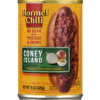 Hormel Chili, No Bean, Coney Island, 15 Ounce