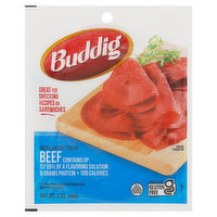 Buddig Beef, Smoked, Chopped, Pressed, 2 Ounce