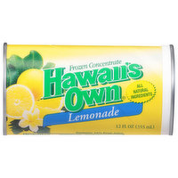 Hawaiis Own Frozen Concentrate, Lemonade, 12 Ounce