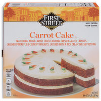 First Street Cake, Carrot, 64 Ounce