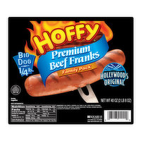 Hoffy Big Dog Quarter Pound Beef Franks 40 oz, 40 Ounce