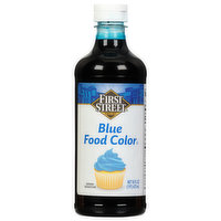 First Street Food Color, Blue, 16 Fluid ounce