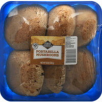 First Street Portabella Mushrooms, 10 Count, 10 Each