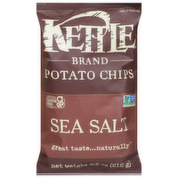 Kettle Brand Potato Chips, Sea Salt, 7.5 Ounce