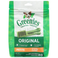 Greenies Daily Dog Treats, Original, Petite, 12 Ounce