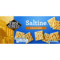 First Street Crackers, Saltine, 16 Ounce