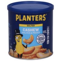 Planters Cashew, Salted, Halves & Pieces, 14 Ounce