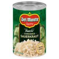 Del Monte Sauerkraut, Shredded, Fresh Cut, 14.5 Ounce