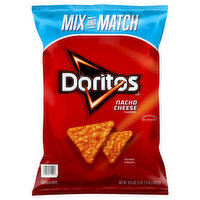 Doritos Tortilla Chips, Nacho Cheese Flavored, 18.375 Ounce