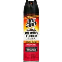 Hot Shot Ant, Roach & Spider Killer, Fresh Floral Scent, 17.5 Ounce