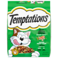 Temptations Food for Cats, Seafood Medley Flavor, Adult 1+, 13.5 Pound