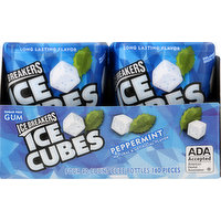 Ice Breakers Gum, Sugar Free, Peppermint, 4 Each