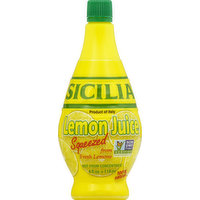 Sicilia Juice, Lemon, 4 Ounce